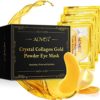24k Gold Eye Mask 25 pairs, Under Eye Masks for Puffy Eyes and Dark Circles Treatments Under Eye Patches Eye Mask for Deep Moisturizing Wrinkle Eye Bags Dark Circles & Puffiness Refresh Your Eyes