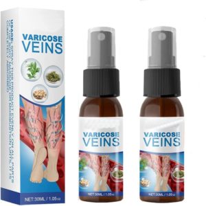 2Pcs Varicose Veins Treatment Spray, Vein Healing Varicose Veins Treatment Spray for Legs, Spider Vein Treatment for Legs, 2x 30ml