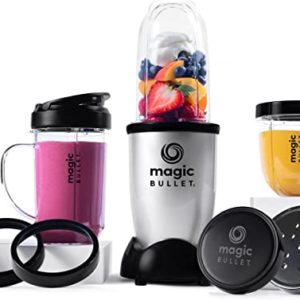 The Original Magic Bullet Blender, Mixer & Food Processor 11-Piece Set (Black) (As Seen on High Street TV)