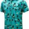 EVNMENST Hawaiian Shirt for Men Short Sleeve Beach Printed Summer Button Down Aloha Shirt