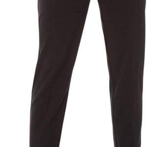 Roman Originals Work Trousers for Women UK Ladies Office Smart Stretch Suit Pants Cigarette Straight Leg Tailored High Elasticated Waist Tapered Ankle Grazer Slim