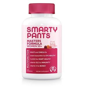 SmartyPants Women's Masters 50+ Multivitamin: Vitamin C, D3 & Zinc for Immunity,