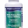 White Kidney Bean Extract Capsules 5000mg |120 Capsules | Manufactured in The UK