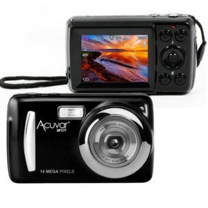 Digital Camera 2.4 Inch TFT LCD Screen 4X Zoom HD 14MP Anti-Shake Mic US