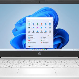 HP - 14" Laptop - Intel Celeron - 4GB Memory - 64GB eMMC - Snowflake White