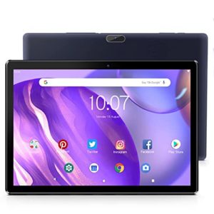 PRITOM 10 inch Android Tablet Android 10.0 OS Tablet, 2GB RAM, 32GB ROM, Expand to 512GB, Quad Core Processor, HD IPS Screen, 2.0 Front + 8.0 MP Rear Camera, Wi-Fi, Bluetooth, Tablet PC(Black)