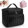 Professional Large Cosmetic Case Makeup Bag Storage Handle Organizer Travel Kit