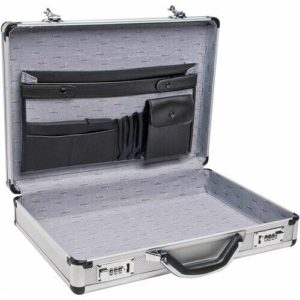 RoadPro 17.5 Silver Aluminum Briefcases Briefcases