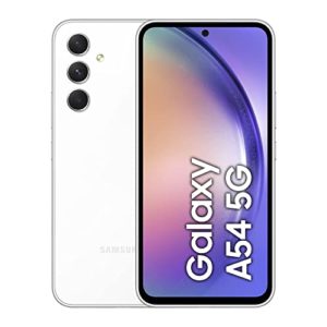 Samsung Galaxy A54 5G Mobile Phone 6.4 Inch Super AMOLED FHD+ screen 128GB Awesome White, 3Y Extended Manufacturer Warranty