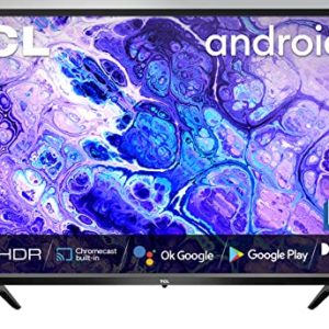TCL 32S5209K TV- 32-Inch TV Smart HD Television with Android TV - HDR & Micro Dimming - Compatible with Google Assistant, Chromecast & Google Home, Slim Design, Dolby Audio, Bluetooth, Wi-Fi