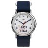 Timex Weekender 38mm White Dial and Blue Strap Quartz Watch TW2V41900