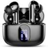 Wireless Earbuds, Bluetooth 5.3 Headphones In Ear with 4 ENC Noise Cancelling Mic, Btootos New Bluetooth Earbuds Mini Deep Bass Stereo Sound, 36H Playtime LED Display Wireless Earphones IP7 Waterproof