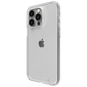 ZAGG Gear 4 Crystal Palace D30 Protective Case Compatible with iPhone 14 Pro Max, Slim, Lightweight, Shockproof, MagSafe, Wireless Charging, (Clear)
