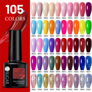 105Colors UR SUGAR UV Gel Nail Polish Glitter Soak Off UV LED Gel Varnish Salon