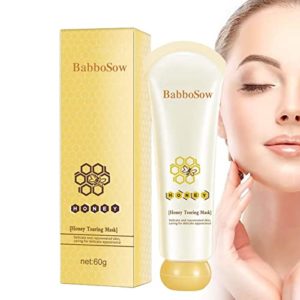 60g Honey Face Moisturizer, Oil Control Blackhead Remover Honey Tearing Peel Ma-sk Off Dead Skin Clean Pores Peel Ma-sk Dead Skin