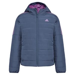 adidas Girls' Classic Puffer Jacket, Wonder Steel, XX-Small (4/5)