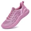 Akk Womens Sneakers Running Shoes - Walking Tennis Shoes Lightweight Breathable Memory Foam Sport Shoe for Nurses Gym Jogging Trainers, Mauve, 9.5