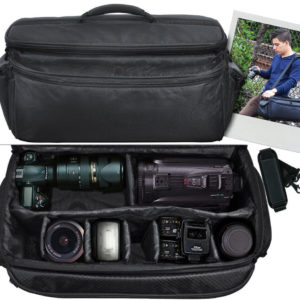 All Sizes Camera Backpack Shoulder Bag Waterproof Case for Canon Nikon Sony DSLR
