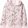 Amazon Essentials Girls' Fleece Zip-Up Hoodie Sweatshirts (Previously Spotted Zebra), Unicorn, 11-12 Years