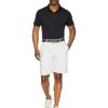 Amazon Essentials Men's Slim-Fit Quick-Dry Golf Polo Shirt, Black, L