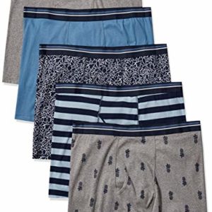 Amazon Essentials Men's Tag-Free Boxer Briefs, Pack of 5, Pineapple, XL