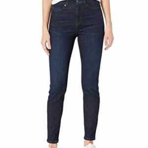 Amazon Essentials Women's High-Rise Skinny Jean, Dark Wash, 14