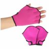 Aquatic Gloves 1 Pair Swimming Webbed Gloves Water Resistance Training Paddles Adult Adjustable Diving Hand Equipment Men Women Fitness Surfing Sports Hand Fins Swimmer Elastic Duck Web Hand Wear