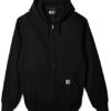 Carhartt .100614.001.S006 Paxton Heavyweight Zip Front Sweatshirt, Colour: Black, Size: Large
