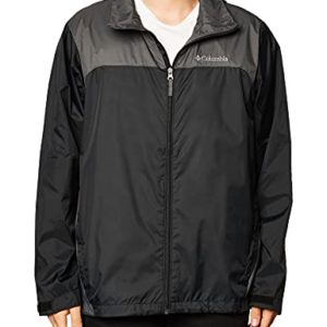 Columbia Men's Glennaker Lake Rain Jacket, Black, Grill, XL