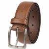Columbia Men’s Trinity Logo Everyday Casual Dress Belt, Regular and Big and Tall Sizing, Tan, 36