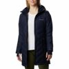 Columbia Women's Heavenly Long Hooded Jacket, Dark NOCTURNAL, X-Small