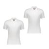 DOZIV Pack of 2 School Polo Shirts for Boys Girls Age 4 to 14 Years School Uniform Polo White, Grey, Sky Blue Plain Short Sleeve Shirts Sports Wear (as8, Age, 11_Years, 12_Years, Regular, White)