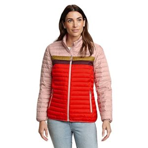 Eddie Bauer Women's Microlight Down Jacket, Pale Pink, X-Large