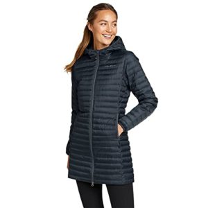 Eddie Bauer Women's Microlight Down Parka, Storm, Medium