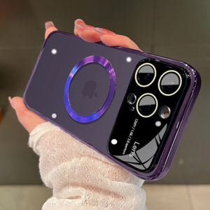 For iPhone 14 Pro Max 13 12 Clear Mag Safe Hard Slim Case Camera Lens Protector