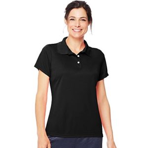 Hanes Cool Dri Women`s Sportshirt, 480W, XL, Black