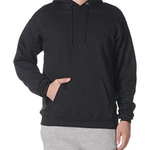 Hanes Men of170ultimate athletic hoodies, Black, L UK