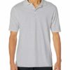 Hanes Men's FreshIQ Polo Shirt, Men’s X-Temp Polo Shirt, Moisture-Wicking Performance Polo Shirt, Light Steel, XL