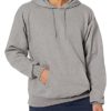Hanes Men's Ultimate Cotton Hooded Sweatshirt, Oxford Gray, Medium