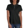 Hanes Sport Women's Cool DRI Performance Polo,Black,Large