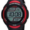 Lorus-R2307EX9-Men's Watch Digital Quartz Stopwatch/Alarm/Light Black Rubber Strap