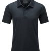 MAGCOMSEN Men's Breathable Quick Dry Golf Polo Shirt Summer Outdoor Lightweight Short Sleeved T-Shirt Black