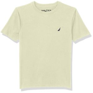 Nautica boys Short Sleeve Solid Crew Neck T-shirt T Shirt, Ambrosia Coast, 5T US