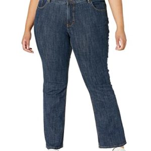 Riders by Lee Indigo Women's Plus-Size Stretch Fit No Gap Boot Cut Jean, Niagara, 24W