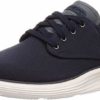 Skechers Men's Status 2.0 Burbank Sneaker, Navy Canvas, 12 UK