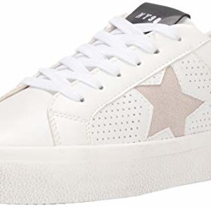 Steve Madden Women's Starling Sneaker, White Multi, 5 UK