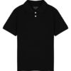 Style Lockers® Boys Girls Kids Plain Polo Shirts Children Classic Summer Short Sleeve T-Shirts School Uniform Tops (Black, 11-12 Years)