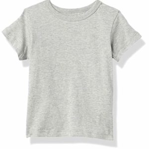 The Children's Place Baby Boys' Short Sleeve Basic T-Shirt, Smokeb10, 4 Years