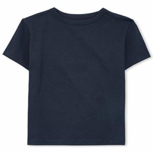 The Children's Place Boys' Short Sleeve Basic T-Shirt, New Navy, XS