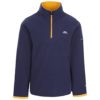 Trespass Etto Boys Half Zip Outdoor Fleece Lightweight Warm Jumper Pullover Navy